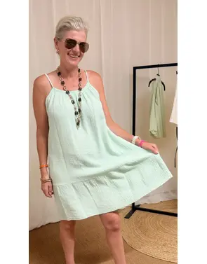 Garde-robe - Kort Kleedje - Munt