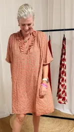 Garde-robe - Halflang Kleedje - Rood