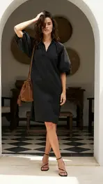 Garde-robe - Kort Kleedje - Zwart