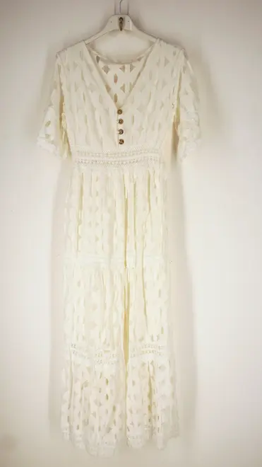 Garde-robe - Lang kleed - Wit