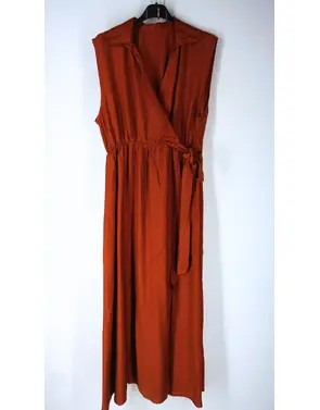 Garde-robe - Lang kleed - Donker oranje