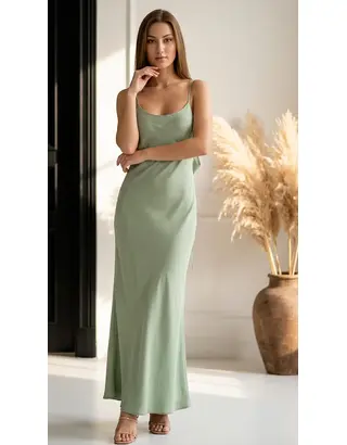 Garde-robe - Lang kleed - Munt