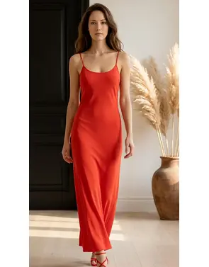 Garde-robe - Lang kleed - Coraal