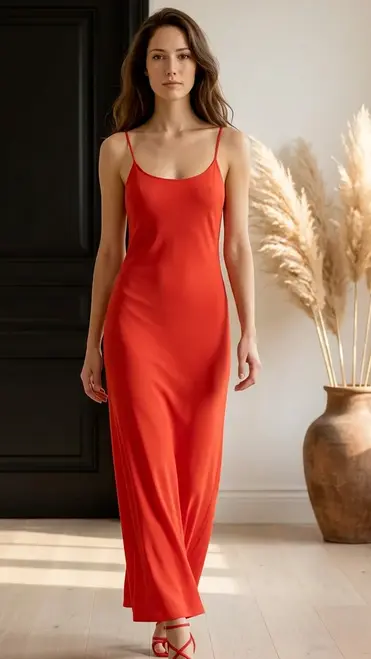 Garde-robe - Lang kleed - Coraal