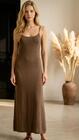 Garde-robe - Lang kleed - Camel
