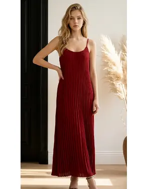 Garde-robe - Lang kleed - Bordeaux