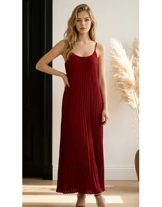 Garde-robe - Lang kleed - Bordeaux