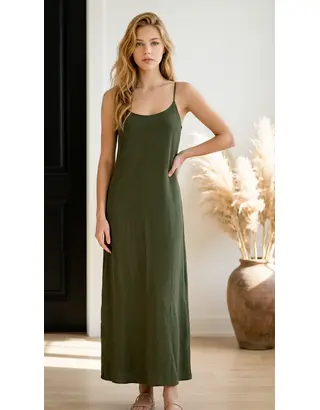 Garde-robe - Lang kleed - Kaki