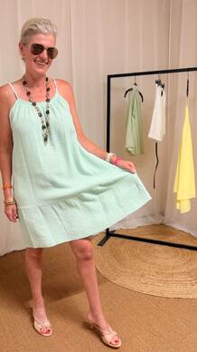Mintgroene Zomerjurk