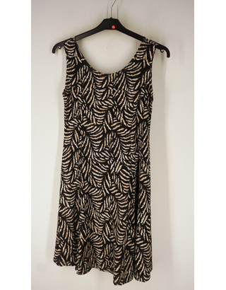 Garde-robe - Kort Kleedje - Zwart-beige