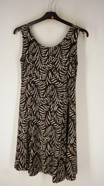 Garde-robe - Kort Kleedje - Zwart-beige