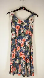 Garde-robe - Kort Kleedje - Blauw-roze