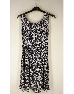 Garde-robe - Kort Kleedje - Blauw-rood