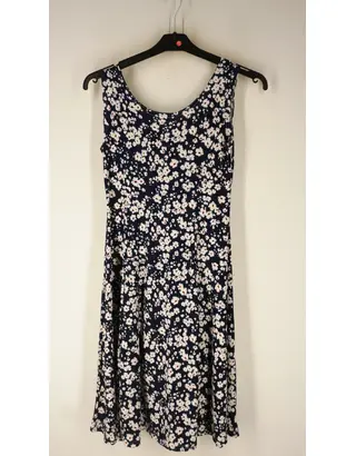 Garde-robe - Kort Kleedje - Blauw-rood