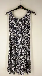 Garde-robe - Kort Kleedje - Blauw-rood