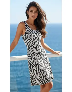 Garde-robe - Kort Kleedje - Zwart-wit
