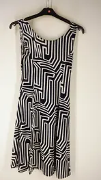 Garde-robe - Kort Kleedje - Wit-blauw