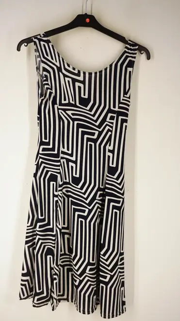 Garde-robe - Kort Kleedje - Wit-blauw