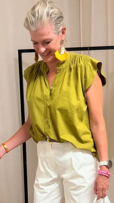 Garde-robe - Blouse - Olijf-groen