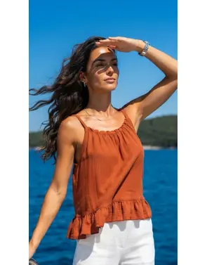 Garde-robe - Top - Donker oranje