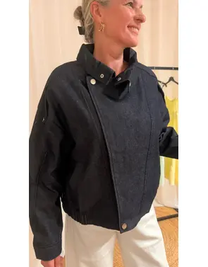 Garde-robe - BOMBER - Donker jeans
