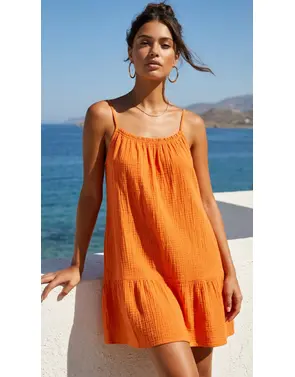 Garde-robe - Kort Kleedje - Oranje