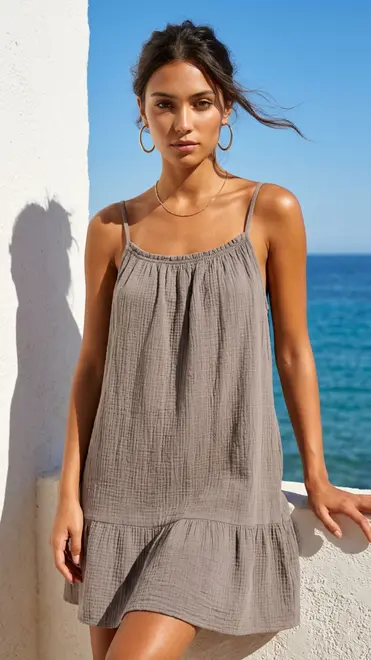 Garde-robe - Kort Kleedje - Taupe