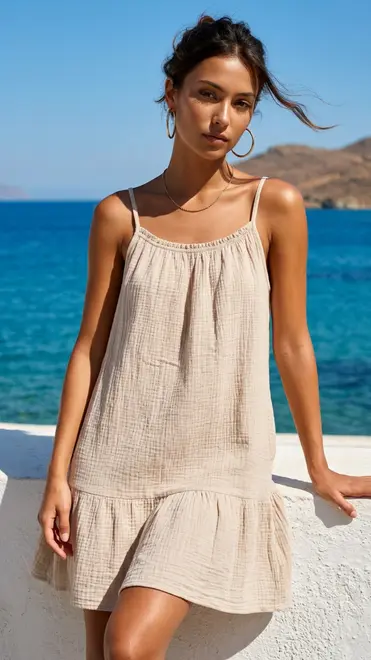 Garde-robe - Kort Kleedje - Beige