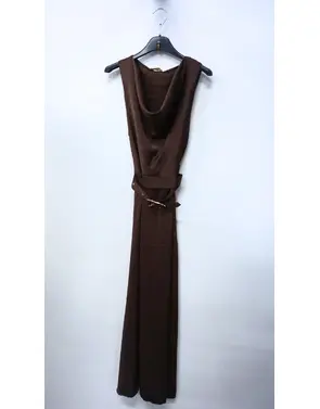 Garde-robe - Lang kleed - Donker bruin