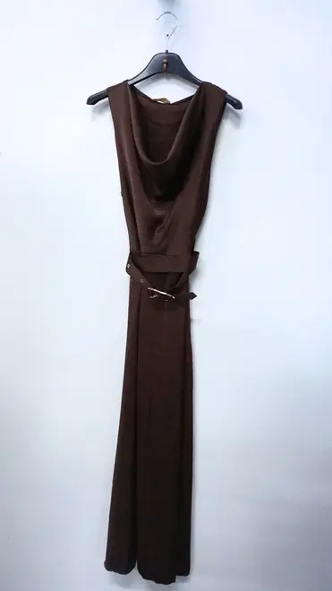 Garde-robe - Lang kleed - Donker bruin