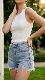 Garde-robe - Short - Jeans