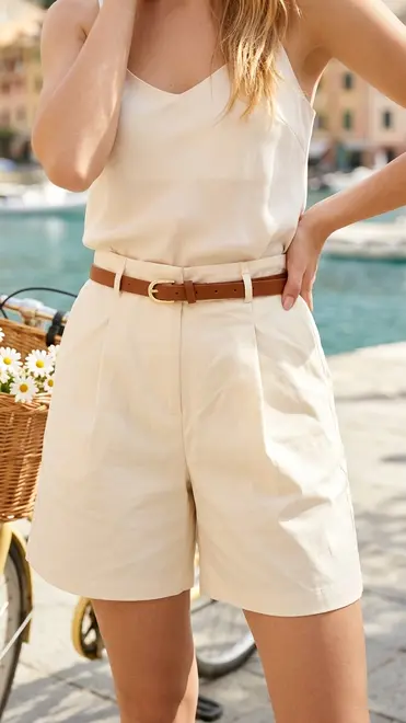 Garde-robe - Short - Wit