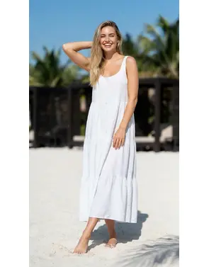 Garde-robe - Lang kleed - Wit