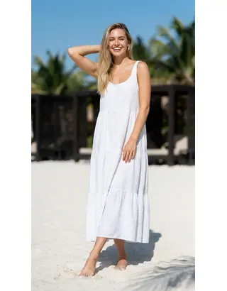Garde-robe - Lang kleed - Wit