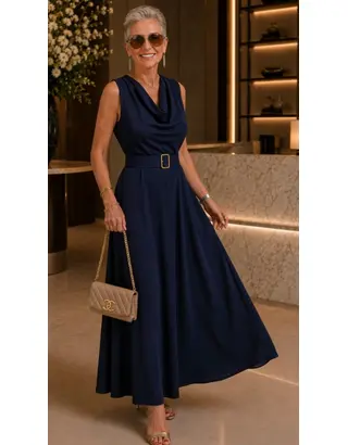 Garde-robe - Lang kleed - Marine