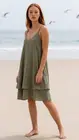 Garde-robe - Kort Kleedje - Kaki
