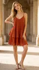 Garde-robe - Kort Kleedje - Donker oranje