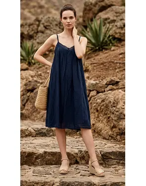 Garde-robe - Kort Kleedje - Marine
