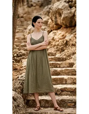 Garde-robe - Kort Kleedje - Kaki