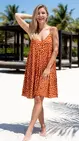 Garde-robe - Kort Kleedje - Donker oranje