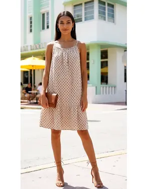 Garde-robe - Kort Kleedje - Beige