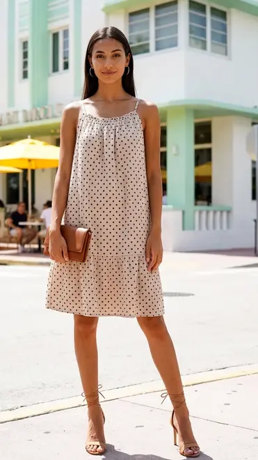 Garde-robe - Kort Kleedje - Beige
