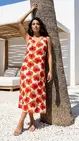 Garde-robe - Halflang Kleedje - Rood