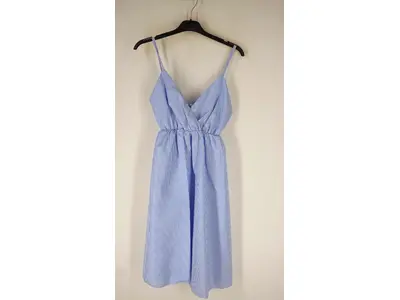 Garde-robe - Kort Kleedje - Wit-blauw