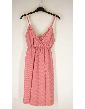 Garde-robe - Kort Kleedje - Wit-rood