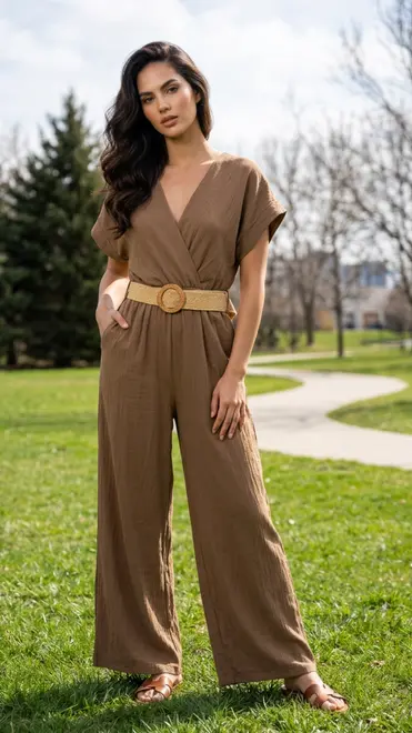 Garde-robe - Jumpsuit - Camel