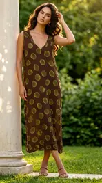Garde-robe - Lang kleed - Groen