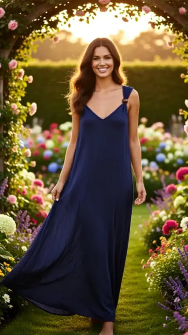 Garde-robe - Lang kleed - Marine
