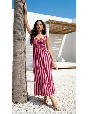 Garde-robe - Lang kleed - Roze