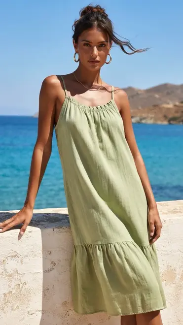 Garde-robe - Kort Kleedje - Munt